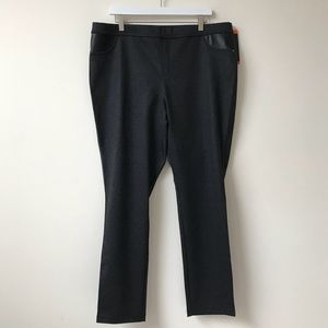 DKNY Jeans Grey Pull-on Ponte Pant